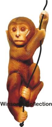 WINSOME COLLECTION Monkey Statue Hanging showpiece Animal Figurine For Garden Decor Decorative Showpiece  -  40 cm