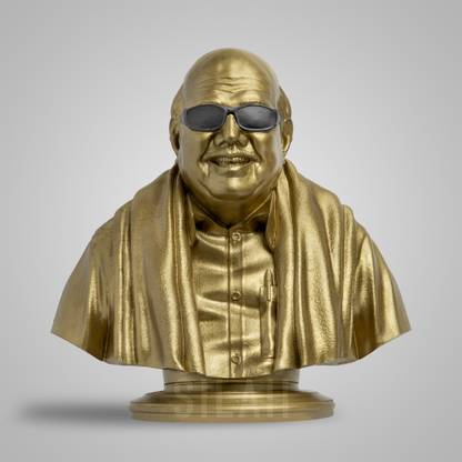 SILAII Kalaignar M. Karunanidhi Sculpture Ex Chief Minister of Tamil Nadu Decorative Showpiece  -  12.8 cm