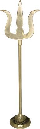 Om ssvmb9 Trishool/Trishul/Shoolam Lord Shiv mahadev Durga Pooja (Weight:- 0.105 kg) Decorative Showpiece  -  39 cm