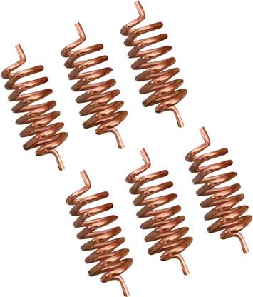 vastu vardan Copper Spring Anticlockwise For Mahavastu Shastra Remedy { Pack of 6 } Decorative Showpiece  -  5 cm