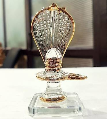 OURVIC HANDICRAFT GLASS SHOWPIECE FOR DECORATION, CAR DASHBOARD AND GIFT Decorative Showpiece  -  15 cm