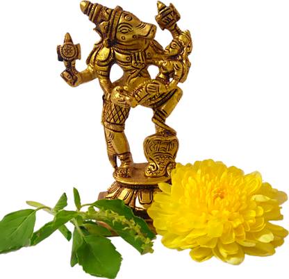 aalayam selveer Lakshmi Varaha Idol | Varaha Swamy With Bhudevi | Lakshmi Varahar Idol Decorative Showpiece  -  9 cm