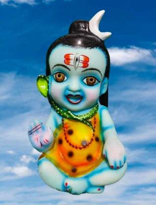 valueshopee bal shiva statue for home decor & gift 8 inch Decorative Showpiece  -  22 cm