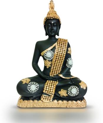 MARINER'S CREATION Buddha Statue for Home Decor SHOWPIECE for LIVINGROOM | House Warming Gift Decorative Showpiece  -  19 cm