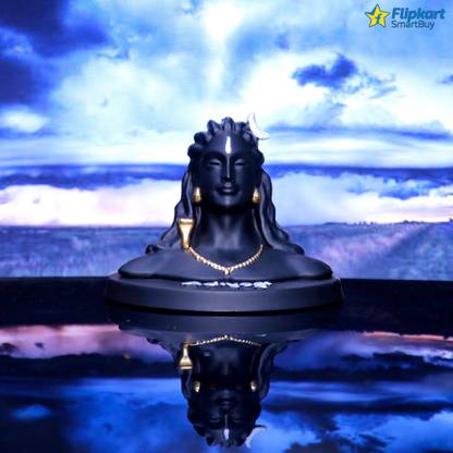 Flipkart SmartBuy Adiyogi Shiva Statue Polyresin Showpiece for Home Decoartion Decorative Showpiece - 7 cm