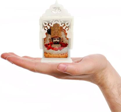 Pawandeep Khatu Shyam Temple For Car Dashboard Decorative Showpiece  -  10 cm