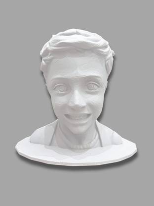 WOL3D Personalized 3D Printed Custom Miniatures from Photos (2inches) Grey Decorative Showpiece  -  6 cm