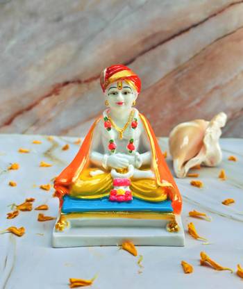 shinde exports saint mauli dnyaneshwar maharaj statue murti Decorative Showpiece  -  11 cm