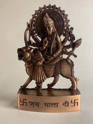 Rudra Swaroop Durga Maa for pooja, office Decorative Showpiece  -  11 cm