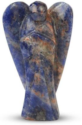 CRYSTU Natural Sodalite Crystal Angel Size 2.4 cm (1 inch) Decorative Showpiece - 2.5 cm