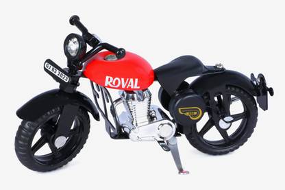PRIMOOR bullet bike Red Decorative Showpiece  -  6 cm
