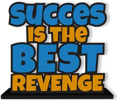 CW Crafts World Motivational Quotes Table Decor Office Desk Showpiece Decorative Showpiece  -  12 cm