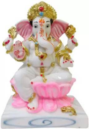 SHA Resin Ganesh ji ki murti Decorative Showpiece  -  17 cm