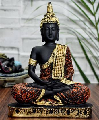Shilp Saga Meditating Lord Buddha Statue Decorative Showpiece Decorative Showpiece Decorative Showpiece  -  23 cm