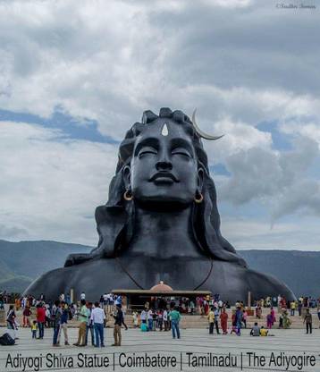 LP London paree A11 Adiyogi Om Shiva Meditating Mahadev Triple Tilak Statue for Car Dashboard Decorative Showpiece  -  10 cm