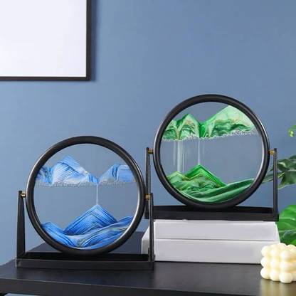 Bromdate 3D SAND ART MOUNTAIN SHOWPIECE Decorative Showpiece  -  10 cm