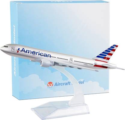 FAVHOME American Airlines Boeing 777 Air Craft DIe Cast Model Decorative Showpiece  -  16 cm