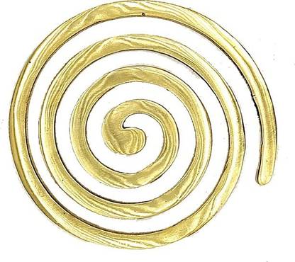 Plus Value Brass Helix Vastu Remedies for North-West Vaastu Dosh Nivaran 3pc Decorative Showpiece  -  11 cm