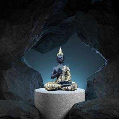 NIRMALA INFRATECH Buddha Statue For Home Living Room Vastu Statue Decorative Showpiece  -  16.2 cm