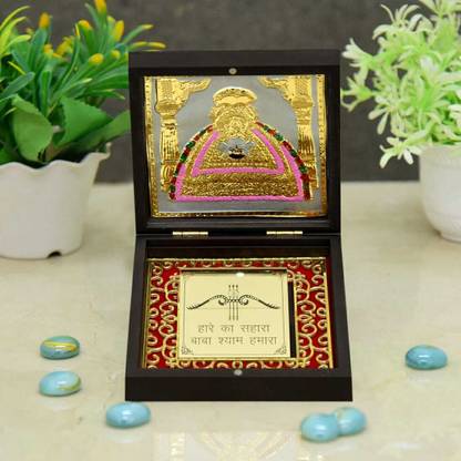 Shri Hari Shri Khatushyam ji hindu ideol hindu god Gold Plated