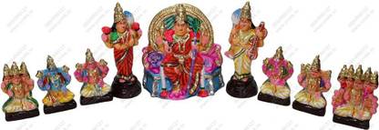 unikk Lalitha Devi Set Navarathri Golu Doll Set Decorative Showpiece  -  25 cm