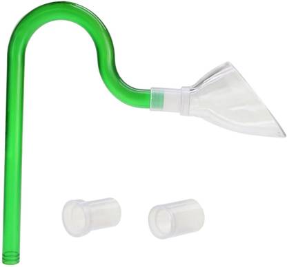 Lyla aquarium Lily Pipe Outflow Filter Planted with Suction Cup Decorative Showpiece  -  10 cm