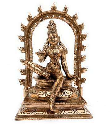 Bhunes Boga Sakthi Silai Parvati Mata Murti Parvathi Devi Statue Adi Parashakti Statue Decorative Showpiece  -  19 cm