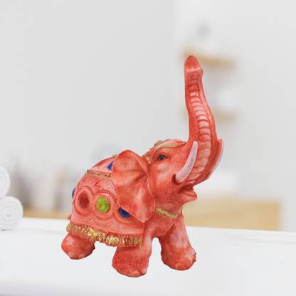 Real Craft Vintage-Inspired Elephant Figurine: Timeless Decor Element Decorative Showpiece  -  20 cm