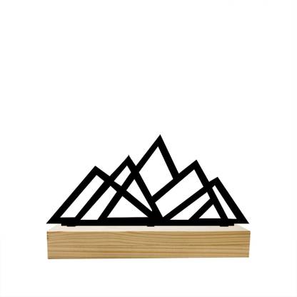 Utsav Collection Line Mountain Table Top | Innovative Design Decorative Showpiece  -  11 cm
