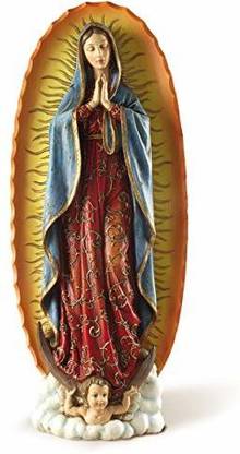 Renaissance Collection Joseph'S Studio By Roman Our Lady Of Guadalupe Figure On Base 10" Scale 11.25" Decorative Showpiece  -  9.7 cm