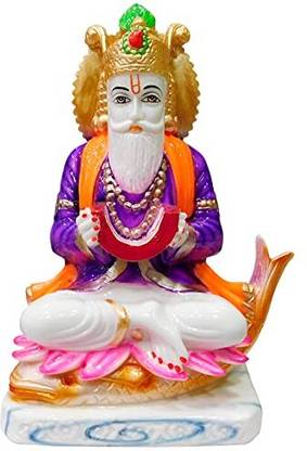 vinayakmoorti jhulelal murti jhulelal idol jhulelal statue julelal murti Decorative Showpiece  -  30 cm