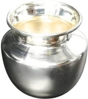 Astro Astro-D 999 Silver Lota, Kalash 14gm Weight, 20ml Capacity Decorative Showpiece  -  2 cm