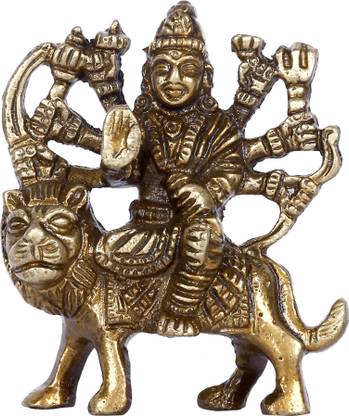 VOILA Durga Maa Idol Decorative Showpiece  -  7 cm