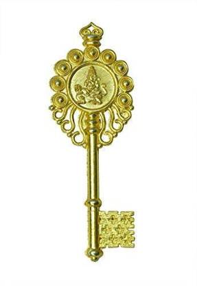 salvusappsolutions Vastu Fengshui Kuber Kunji Key Golden Decorative Showpiece  -  10.79 cm