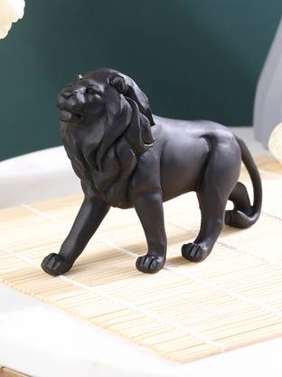 TIED RIBBONS Lion Statue Figurine Showpiece For Home, Office, Car Décor - Gift Items Decorative Showpiece  -  8.8 cm
