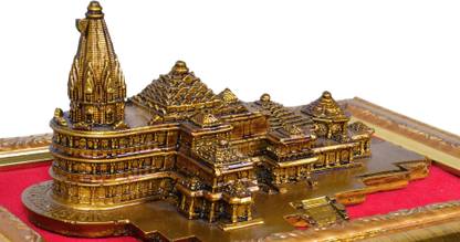 shravni Ram mandir Decorative Showpiece  -  15 cm