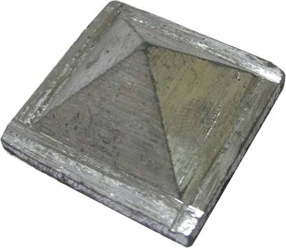 Plus Value Lead Pyramid 1'' For South West Defect For Vastu Dosha Nivaran Decorative Showpiece  -  3.5 cm