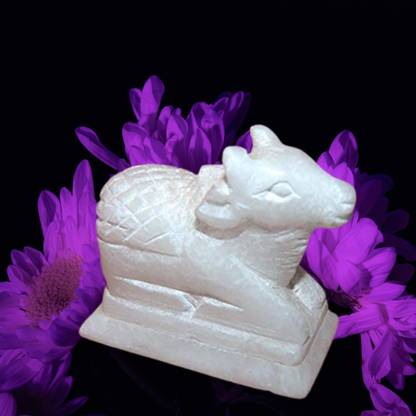 DARIDRA BHANJAN shivling nandi shivling shiv ji nandi ji idol nandi murti Decorative Showpiece  -  4.2 cm