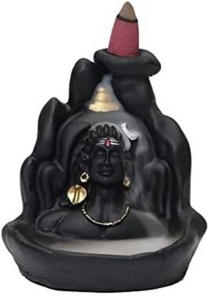 BZILO Multicolor GOOD GOLDEN GANESH AND Adiyogi Shiva Decorative Showpiece_97 Decorative Showpiece  -  2 cm