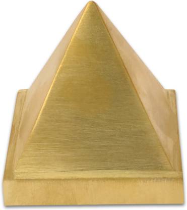 vastu vardan Vastu Brass Pyramid For Vastu Shastra Remedy { Pack of 1 } Decorative Showpiece  -  7 cm