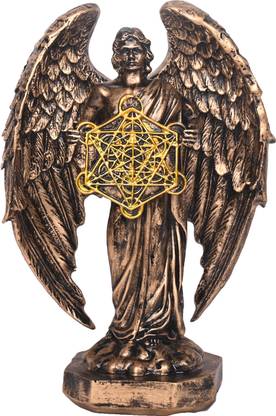 KariGhar Archangel Judaism Metatron Statue Idol Perfect Reiki Healing Angel Decorative Showpiece - 26 cm