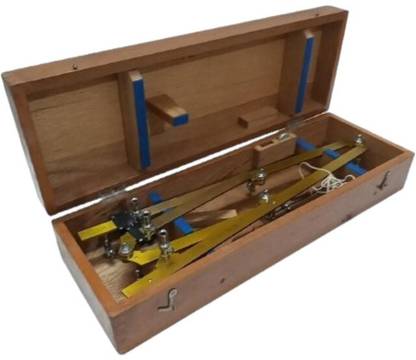 BRASS BLESSING Brass Drawing Pantograph with BOX | MAPS, CHARTS & DRAWINGS (843) Decorative Showpiece  -  4 cm