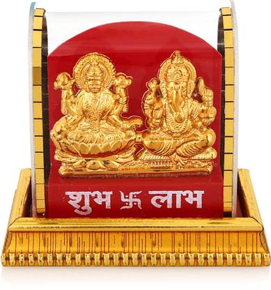 SHA Laxmi Ganesh 017 Decorative Showpiece  -  9 cm
