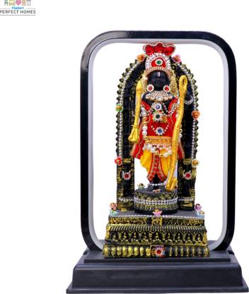 Flipkart Perfect Homes Lord Ayodhya Ram Lalla idol Murti Statue with Light Lamp Decorative Showpiece  -  29 cm