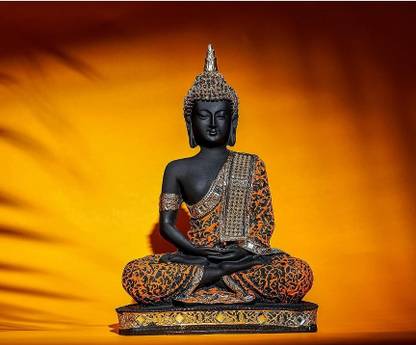 Crestify Buddha statue Decorative Showpiece  -  23 cm