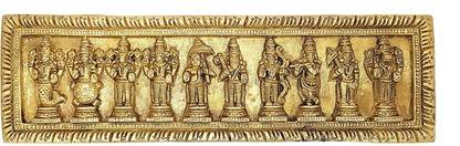 Kapil Steel Dashavatara Dasavatharam of Lord Vishnu Wall Hanging Decorative Showpiece  -  33 cm