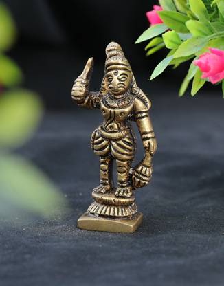 mahadev brass Madurai Veeran Statue Decorative Showpiece  -  6.75 cm