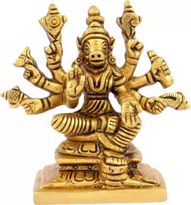 SHREEYAASH Shreeyash Varahi Amman statue brass murti | Showpiece Decorative Showpiece Decorative Showpiece  -  8.9 cm