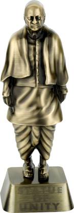 Indeed Statue of Unity Model Sardar Vallabhbhai Patel Statue Handicraft, Home and Office Decor Collectible Unique Item Decorative Showpiece  -  9 cm