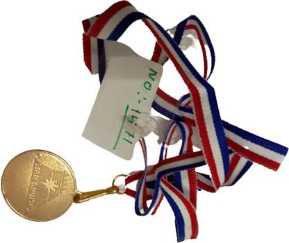 BRASS BLESSING VINTAGE Marine STAR CRUISE Medal - FROM SHIP SALVAGE (1471) Decorative Showpiece  -  4 cm